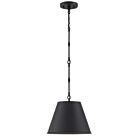 Savoy House Essentials Alden 7-232-1-89 1-Lumière 60W Noir mat Suspendu