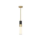 Savoy House 7-2916-1-322 Farrell 1-Luminaire 9.5W Laiton chaud Suspendu avec LED intégrée