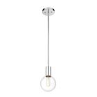 Mini Suspendu Savoy House Essentials Wright 7-3075-1-11 1 Lumière 60W Chromé