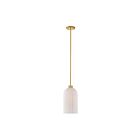 Savoy House Isla Blanca 7-3171-1-322 1-Lumière 60W Laiton chaud Suspendu