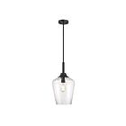 Suspendu Savoy House Essentials Carlton 7-3390-1-89 1 Lumière 60W Noir Mat