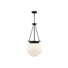 Suspendu Savoy House Essentials Manor 7-3901-3-89 3 Lumières 180W Noir Mat