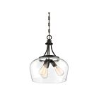 Suspendu Savoy House Essentials Octave 7-4034-3-13 3 Lumières 180W Bronze Anglais