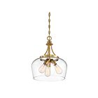 Suspendu Savoy House Essentials Octave 7-4034-3-322 3 Lumières 180W Laiton Chaud