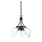 Suspendu Savoy House Essentials Octave 7-4034-3-Bk 3 Lumières 180W Noir