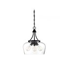 Suspendu Savoy House Essentials Octave 7-4034-3-Bk 3 Lumières 180W Noir