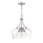 Suspendu Savoy House Essentials Octave 7-4034-3-Sn 3 Lumières 180W Nickel Satiné