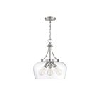 Suspendu Savoy House Essentials Octave 7-4034-3-Sn 3 Lumières 180W Nickel Satiné