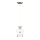 Mini Suspendu Savoy House Essentials Vintage 7-4134-1-Sn 1 Lumière 60W Nickel Satiné