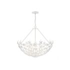 Suspendu Savoy House Birch 7-4199-6-83 6 Lumières 360W Blanc Bisque