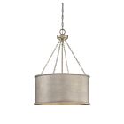 Suspendu Savoy House Rochester 7-487-4-53 4 Lumières 240W Patine Argentée