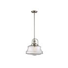 Suspendu Savoy House Essentials Garvey 7-5012-1-109 1 Lumière 60W Nickel Poli