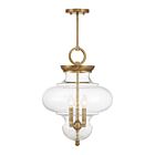 Savoy House 7-5801-3-322 Bergdorf 3-Lumières 180W Laiton chaud Suspendu