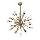 Lustre Savoy House Galea 7-6099-24-322 24 Lumières 600W Laiton chaud