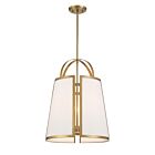Savoy House Chartwell 7-6304-4-322 4-Lumières 240W Laiton chaud Suspendu