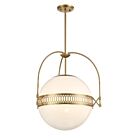 Savoy House Thornhill 7-6407-3-322 3-Lumières 180W Laiton chaud Suspendu