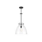 Suspendu Savoy House Essentials Foster 7-7006-1-89 1 Lumière 60W Noir Mat
