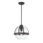 Suspendu Savoy House Essentials Pendleton 7-7201-1-89 1 Lumière 60W Noir Mat