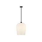 Savoy House 7-7209-1-89 Livingston 1-Luminaire 60W Noir mat Incandescente/LED Suspendu