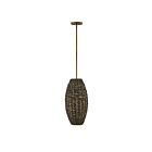 Savoy House 7-8416-1-220 Tierra Brisa 1-Luminaire 60W Laiton Riviera Incandescente/LED Suspendu