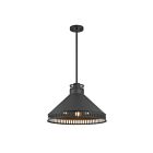 Suspendu Savoy House Essentials Seagram 7-8801-3-89 3 Lumières 180W Noir Mat