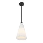 Suspendu Savoy House Essentials Bristol 7-8840-1-89 1 Lumière 60W Noir Mat
