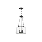 Suspendu Savoy House Essentials Akron 7-9006-3-89 3 Lumières 180W Noir Mat