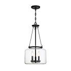 Suspendu Savoy House Essentials Akron 7-9006-3-89 3 Lumières 180W Noir Mat