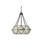 Suspendu Savoy House Tartan 7-9009-5-28 5 Lumières 300W Bronze Bruni Huilé