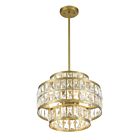 Suspendu Savoy House Essentials Renzo 7-9044-3-322 3 Lumières 180W Laiton Chaud