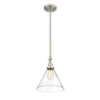Suspendu Savoy House Essentials Drake 7-9132-1-Sn 1 Lumière 60W Nickel Satiné