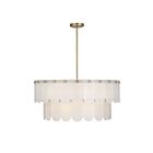 Savoy House 7-9800-10-127 Ashton 10-Luminaires 60W Laiton noble Incandescente/LED Suspendu