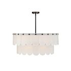 Savoy House 7-9800-10-15 Ashton 10-Luminaires 60W Bronze méditerranéen Incandescente/LED Suspendu