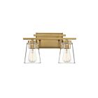 Luminaire de vanité Savoy House Essentials 8-1020-2-322 Calhoun 2 Lumières 120W Laiton chaud