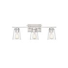 Luminaire de vanité Savoy House Essentials 8-1020-3-SN Calhoun 3 Lumières 180W Nickel satiné