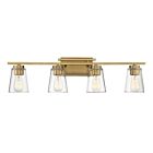 Luminaire de vanité Savoy House Essentials 8-1020-4-322 Calhoun 4 Lumières 240W Laiton chaud