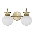 Savoy House 8-1028-2-127 Melbourne 2-Luminaires 60W Laiton Incandescente/LED Luminaire de vanité