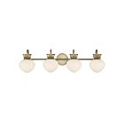 Savoy House 8-1028-4-127 Melbourne 4-Luminaires 60W Laiton Incandescente/LED Luminaire de vanité