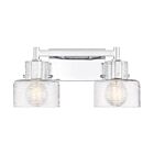 Savoy House 8-1030-2-11 2-Lumières 120W Chrome Luminaire de vanité