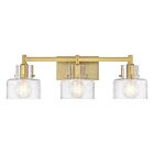 Savoy House 8-1030-3-322 3-Lumières 180W Laiton chaud Luminaire de vanité