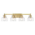 Savoy House 8-1030-4-322 4-Lumières 240W Laiton chaud Luminaire de vanité