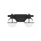 Savoy House 8-1060-2-BK 2-Lumières 120W Noir mat Luminaire de vanité