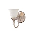 Luminaire de vanité Savoy House 8-1062-1-SN Brunswick 1 Lumière 60W Nickel satiné