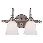 Luminaire de vanité Savoy House Essentials 8-1062-2-CH Brunswick 2 Lumières 120W Chrome