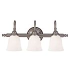 Luminaire de vanité Savoy House Essentials 8-1062-3-CH Brunswick 3 Lumières 180W Chrome