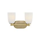 Savoy House 8-1245-2-127 Baldwin 2-Luminaires 60W Laiton Incandescente/LED Luminaire de vanité