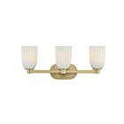 Savoy House 8-1245-3-127 Baldwin 3-Luminaires 60W Laiton Incandescente/LED Luminaire de vanité