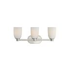 Savoy House 8-1245-3-SN Baldwin 3-Luminaires 60W Nickel satiné Incandescente/LED Luminaire de vanité