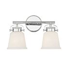 Luminaire de vanité Savoy House Essentials 8-1627-2-11 Kaden 2 Lumières 120W Chrome poli