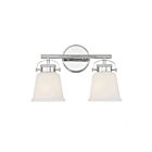 Luminaire de vanité Savoy House Essentials 8-1627-2-11 Kaden 2 Lumières 120W Chrome poli